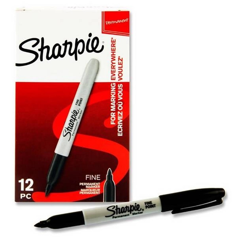 Sharpie Permanent Marker  Fine Black
