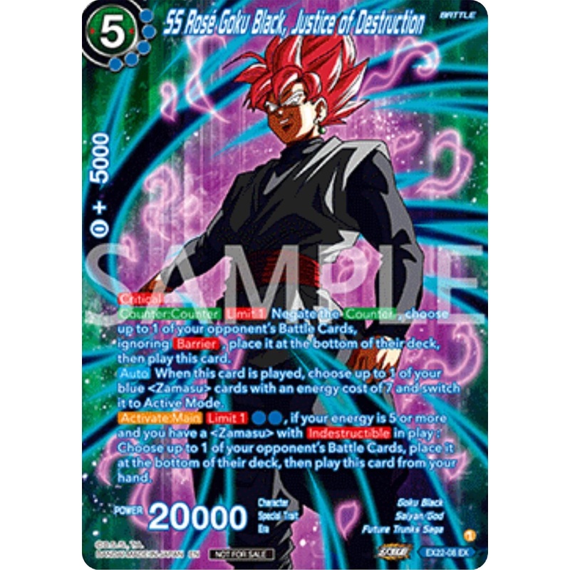 SS Rose Goku Black, Justice of Destruction (Premium Alt-Art Set 2025 Vol.2) (EX22-08) [Promotion Cards] (ONLINE ORDER ONLY)
