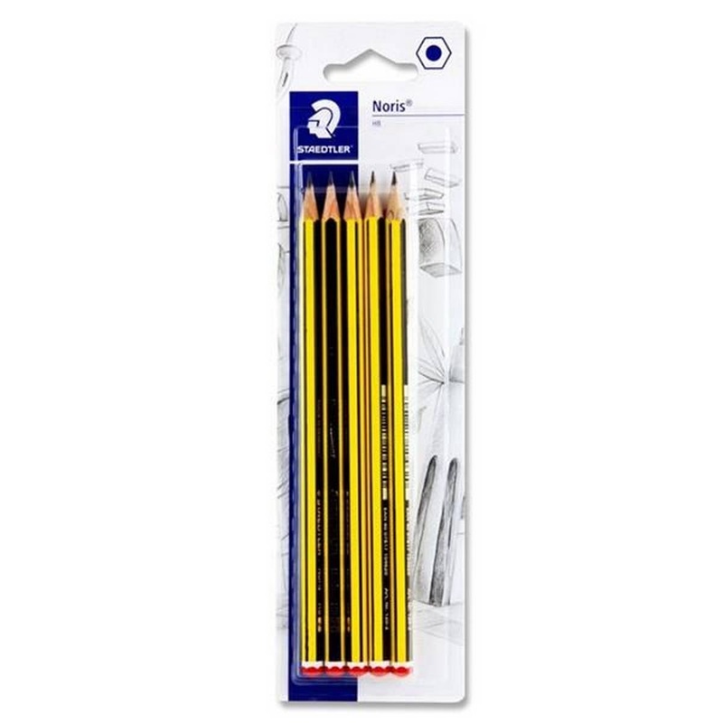 Staedtler Noris Card 5 Pencils  HB
