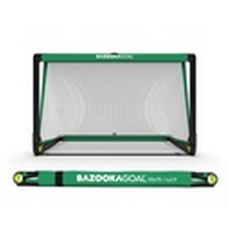 Bazooka Goal Football Goals  6ft x 3ft  (Green/white)