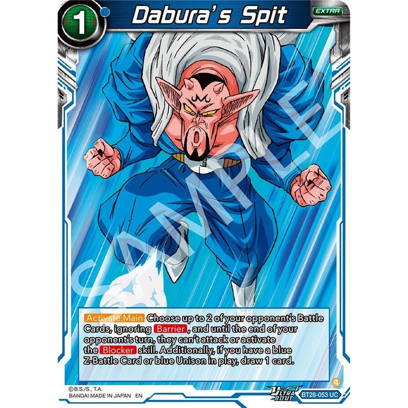 Dabura’s Spit (BT28-053) [Prismatic Clash] (ONLINE ORDER ONLY)
