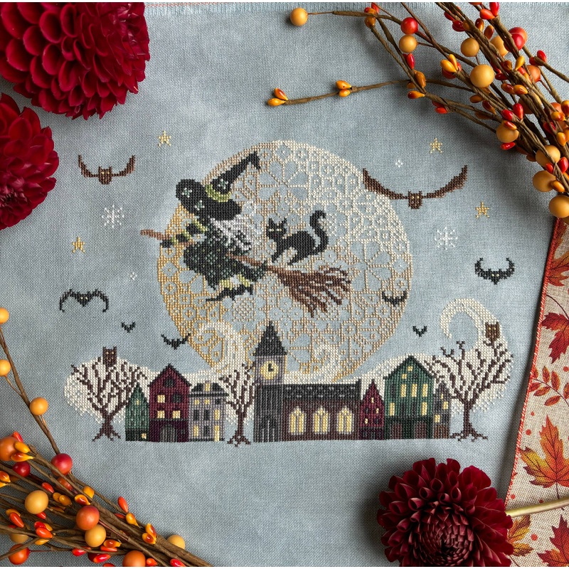 Love Poppet  Night Riders Cross Stitch Kit (ONLINE ORDER ONLY)