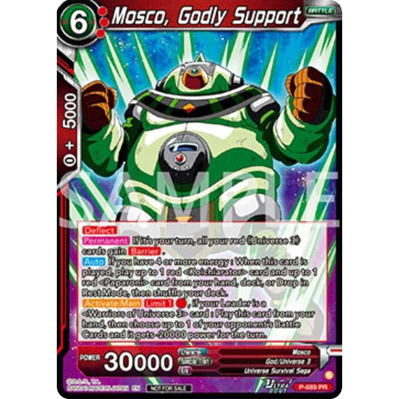 Mosco, Godly Support (Deluxe Pack 2025 Vol.2) (P-689) [Promotion Cards] (ONLINE ORDER ONLY)