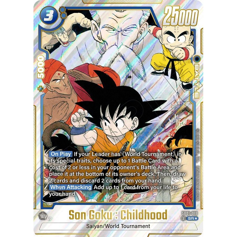 Son Goku : Childhood (SB01-018) (Alternate Art) [Manga Booster 01] (ONLINE ORDER ONLY)