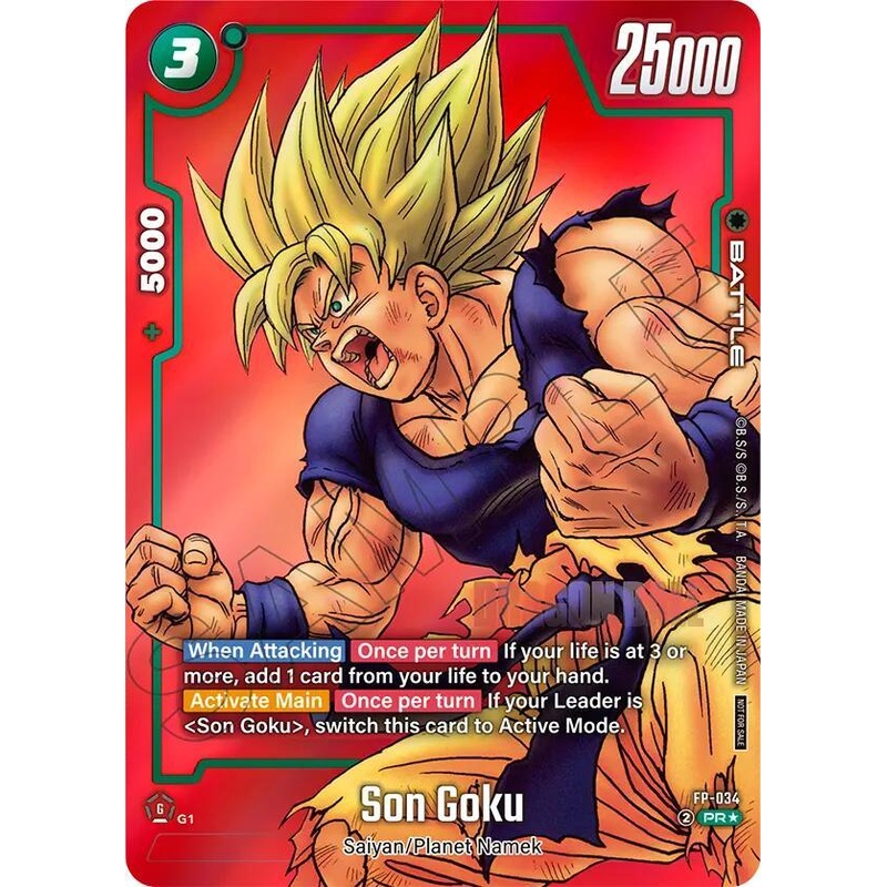 Son Goku (FP-034) (Limited Pack MANGA Version 01) [Tournament and Championship Promos] (ONLINE ORDER ONLY)