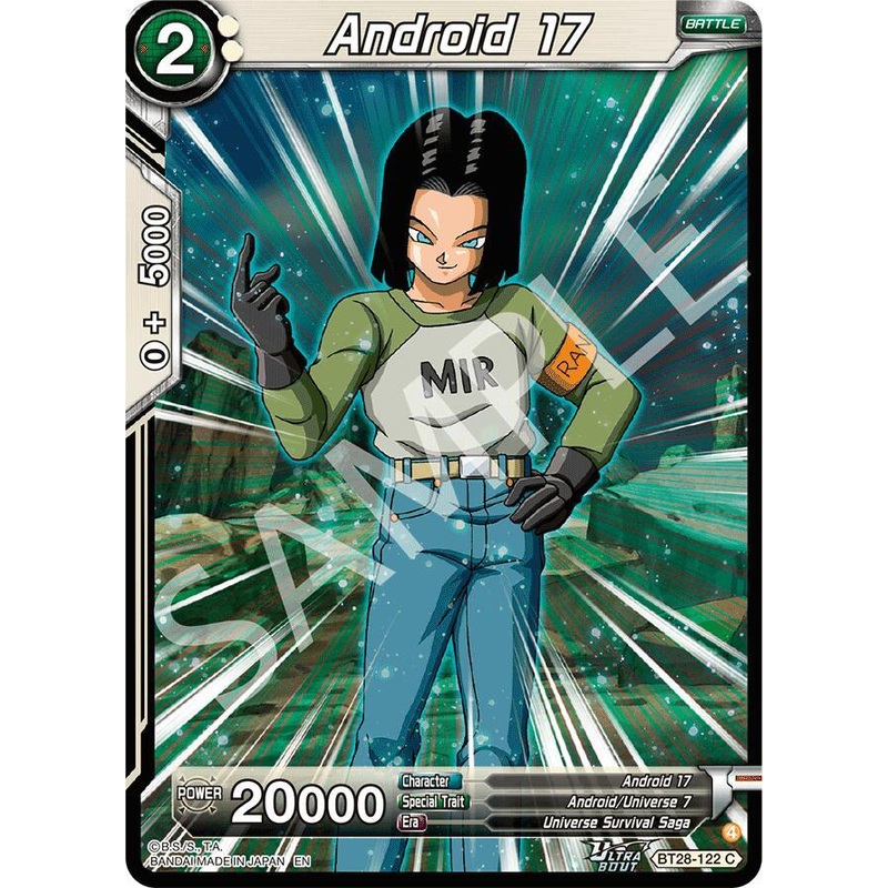 Android 17 (BT28-122) [Prismatic Clash] (ONLINE ORDER ONLY)