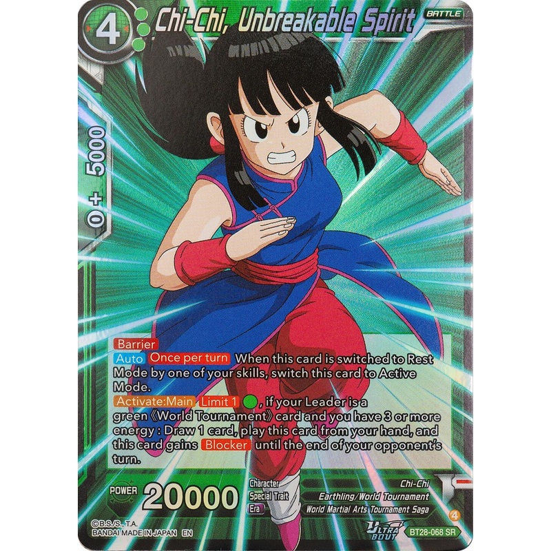 Chi-Chi, Unbreakable Spirit (BT28-068) [Prismatic Clash] (ONLINE ORDER ONLY)