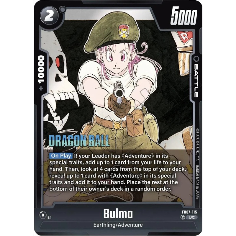 Bulma (FB07-115) [Manga Booster 02] (ONLINE ORDER ONLY)
