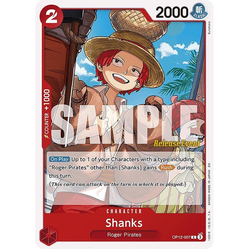 Shanks [Legacy of the Master Release Event Cards] (ONLINE ORDER ONLY)