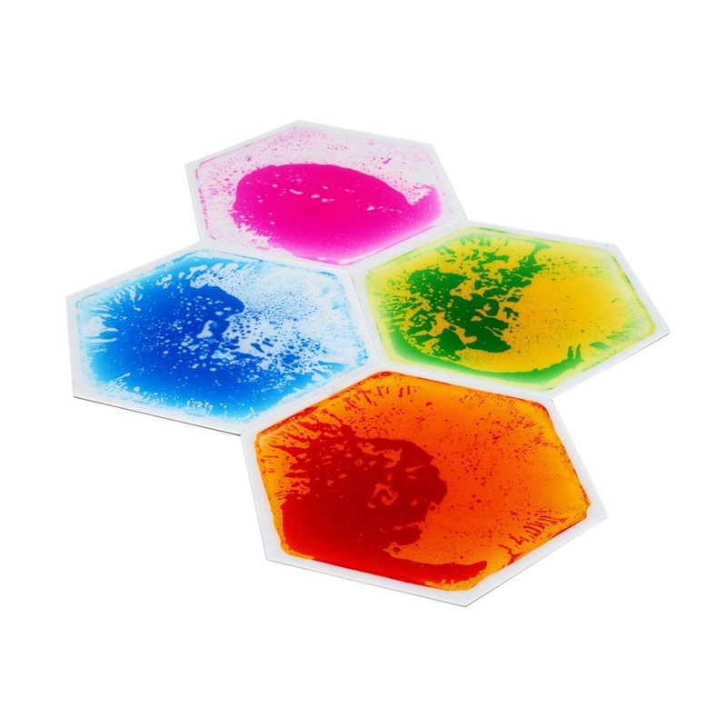 4 HEXAGONAL LIQUID TILE