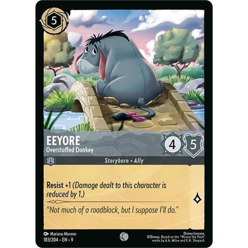 Eeyore – Overstuffed Donkey (183/204) [Fabled] (ONLINE ORDER ONLY)