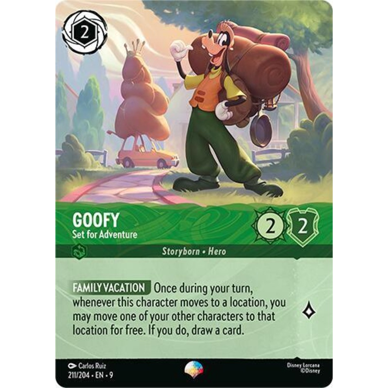 Goofy – Set for Adventure (Epic) (211/204) [Fabled] (ONLINE ORDER ONLY)