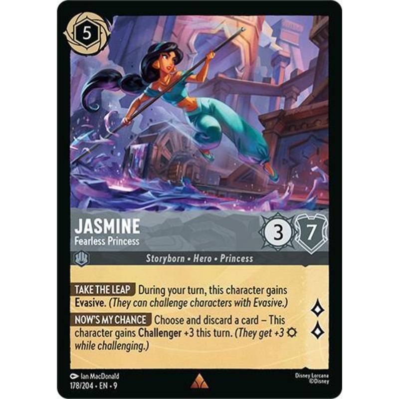 Jasmine – Fearless Princess (178/204) [Fabled] (ONLINE ORDER ONLY)