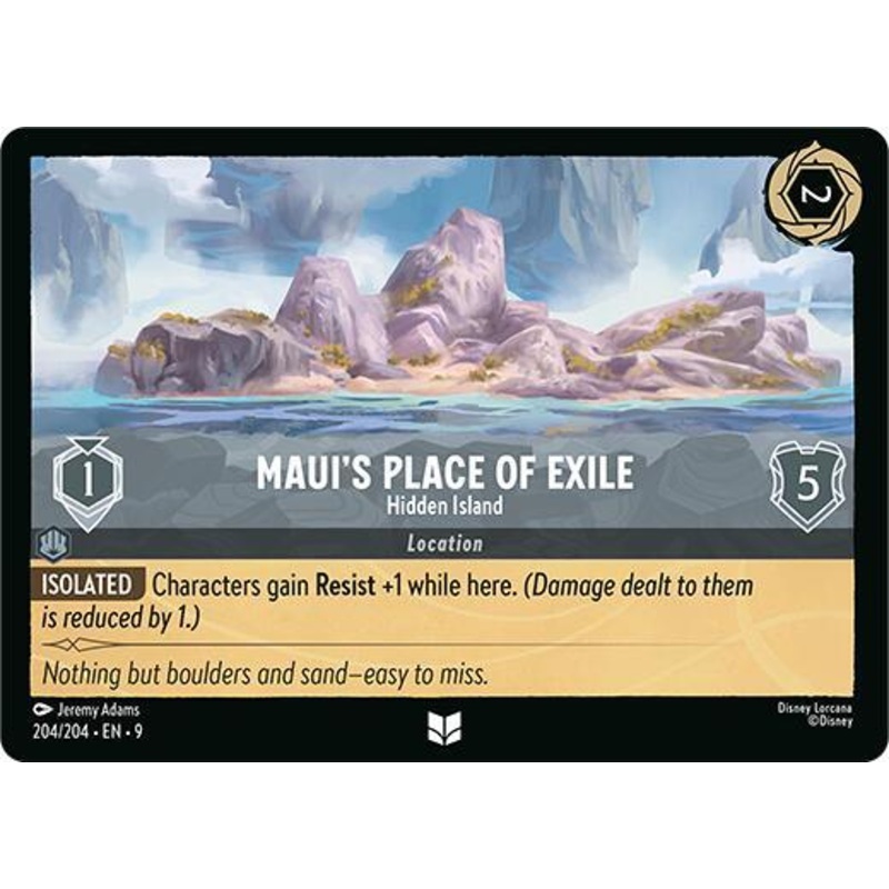 Maui’s Place of Exile – Hidden Island (204/204) [Fabled] (ONLINE ORDER ONLY)