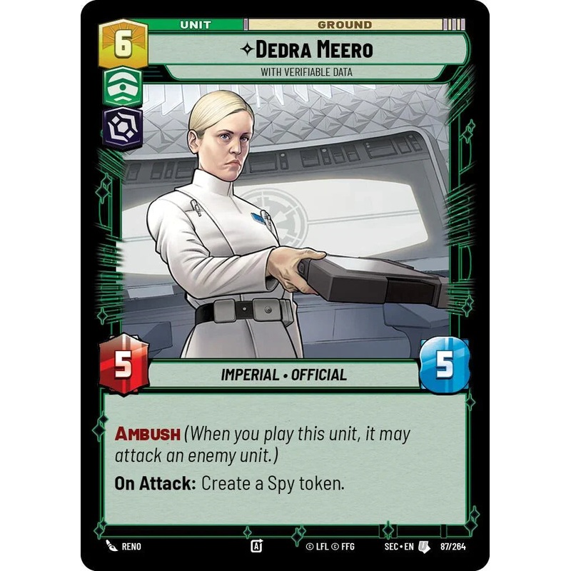 Dedra Meero – With Verifiable Data (87/264) (87/264) [Secrets of Power] (ONLINE ORDER ONLY)