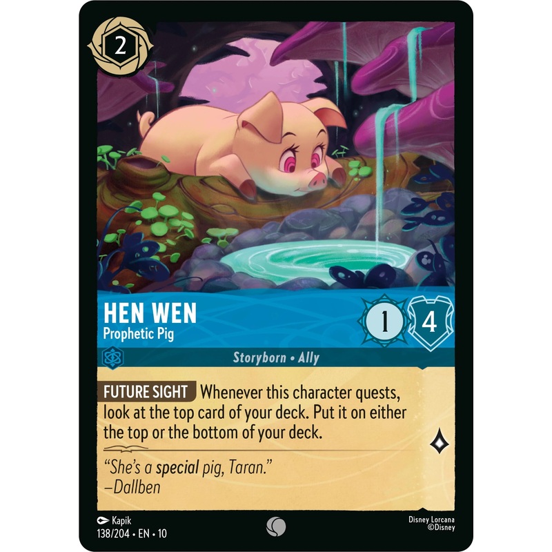 Hen Wen – Prophetic Pig (138/204) [Whispers in the Well] (ONLINE ORDER ONLY)