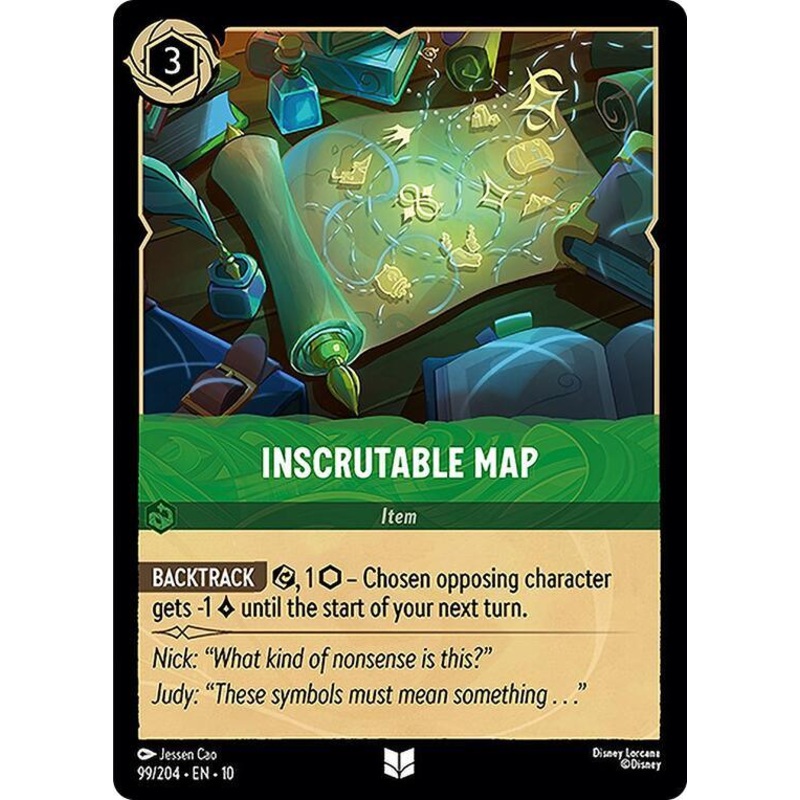 Inscrutable Map (99/204) [Whispers in the Well] (ONLINE ORDER ONLY)