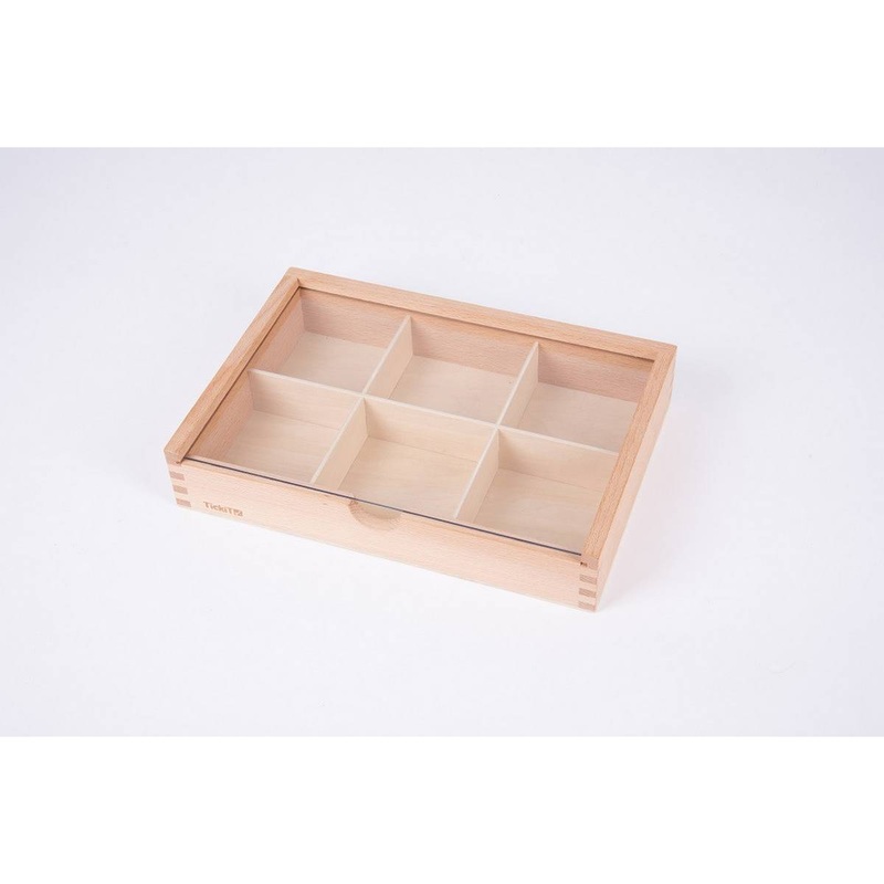 Wooden 6 Way Sorting Box