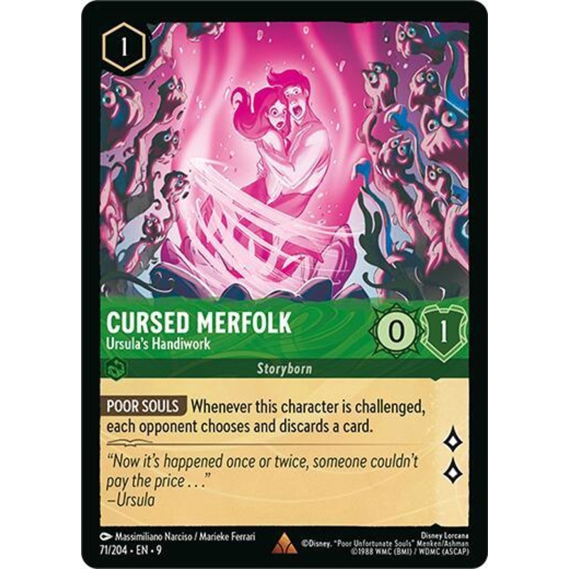 Cursed Merfolk – Ursula’s Handiwork (71/204) [Fabled] (ONLINE ORDER ONLY)