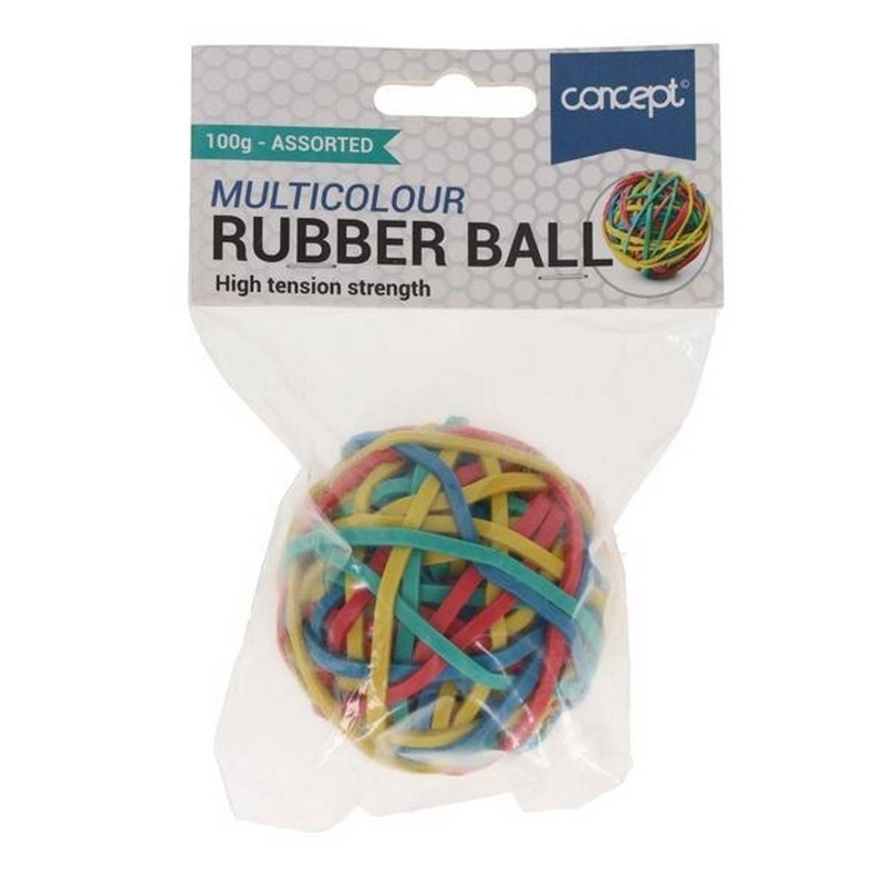 Rubber Ball of Elastic Bands 100g