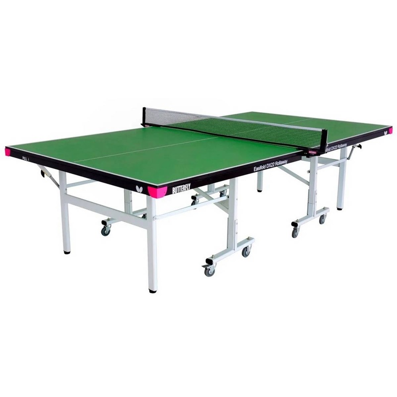 Butterfly Easifold Deluxe Rollaway Table Tennis Table  Green  Indoor  22mm