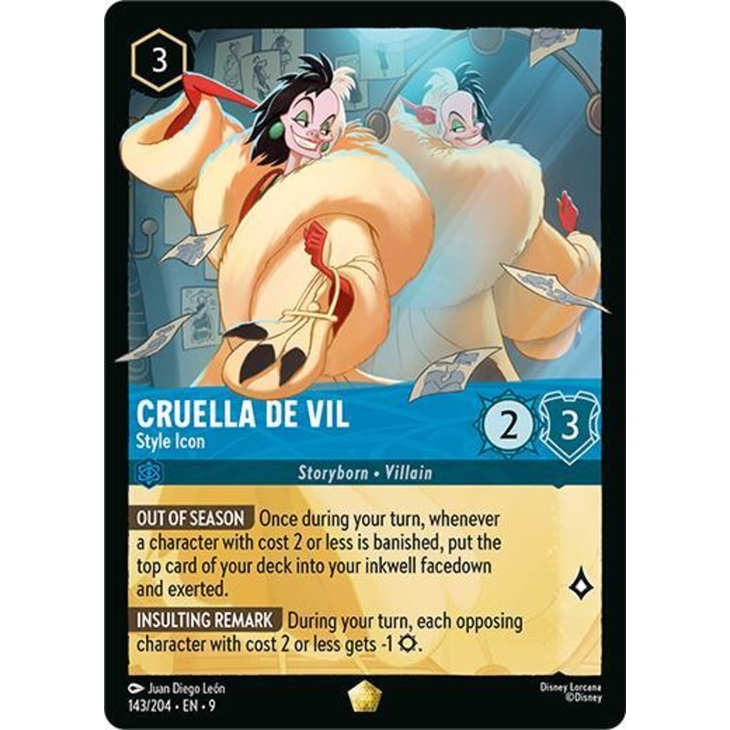 Cruella De Vil – Style Icon (143/204) [Fabled] (ONLINE ORDER ONLY)