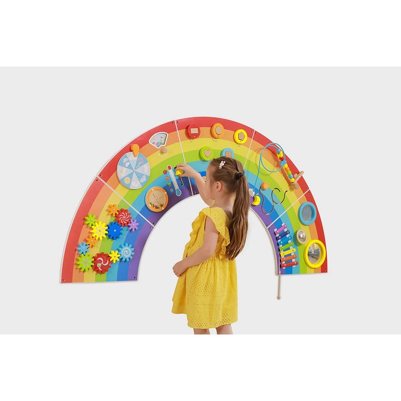 Rainbow Activity Wall Toy Panels Set of 5