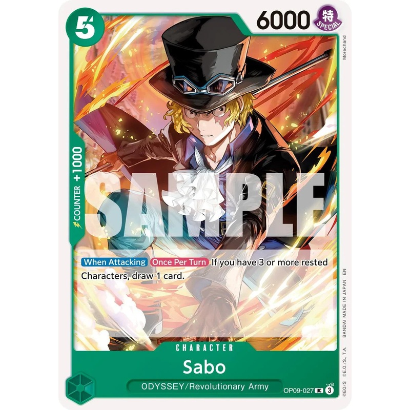 Sabo (OP09-027) (Reprint) [Premium Booster -The Best- Vol. 2] (ONLINE ORDER ONLY)
