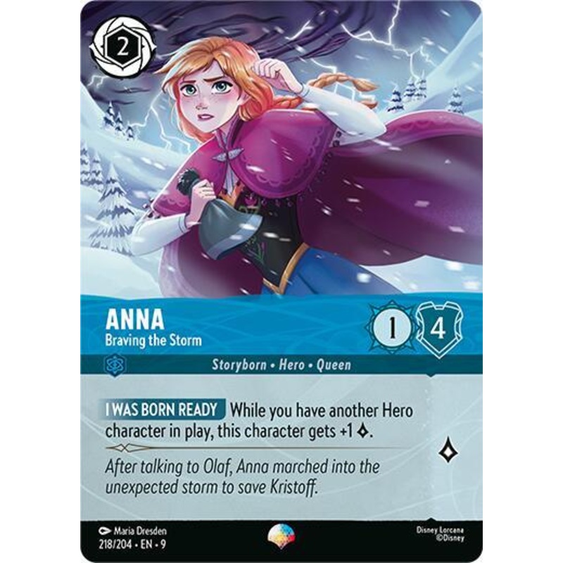 Anna – Braving the Storm (Epic) (218/204) [Fabled] (ONLINE ORDER ONLY)