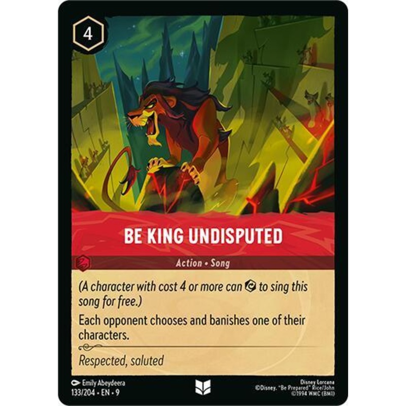 Be King Undisputed (133/204) [Fabled] (ONLINE ORDER ONLY)
