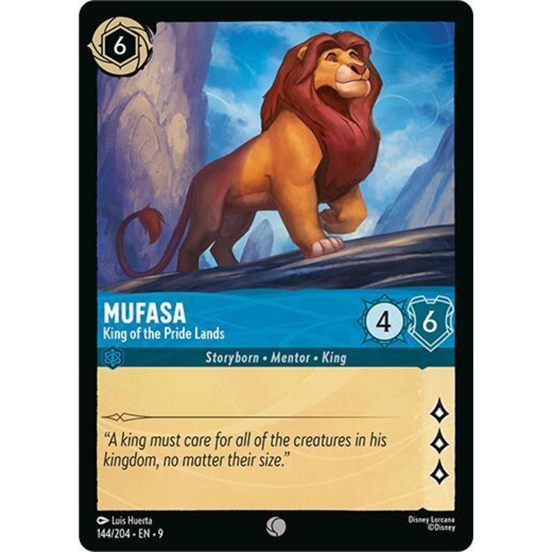 Mufasa – King of the Pride Lands (144/204) [Fabled] (ONLINE ORDER ONLY)