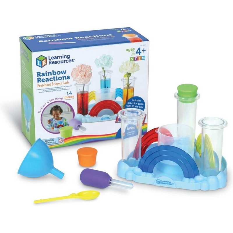 Rainbow Reactions Preschool Science Lab