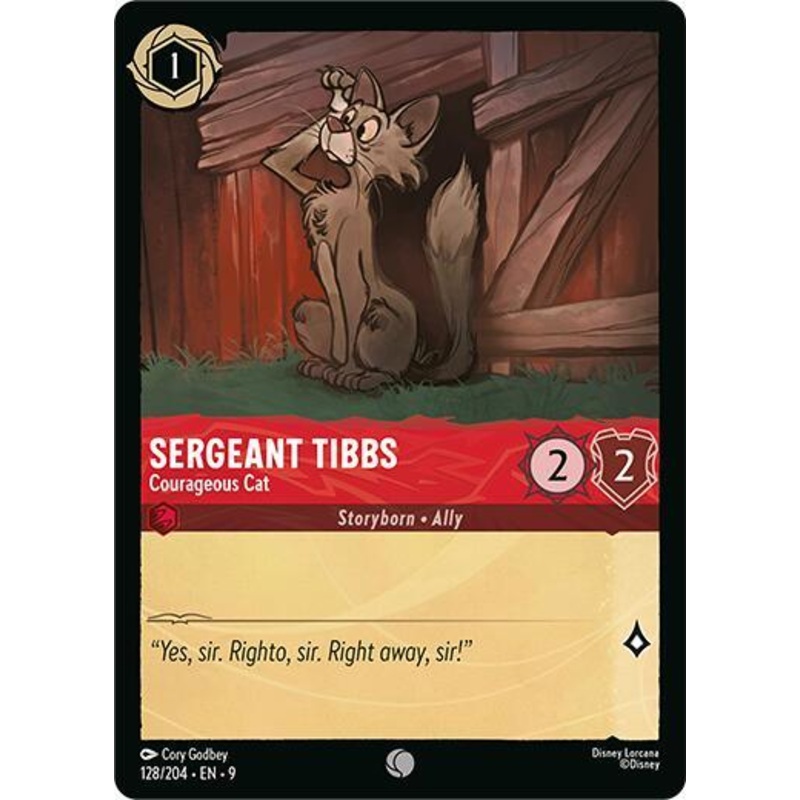 Sergeant Tibbs – Courageous Cat (128/204) [Fabled] (ONLINE ORDER ONLY)