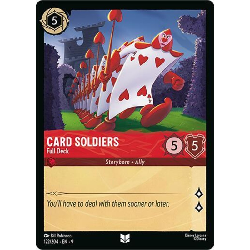 Card Soldiers – Full Deck (122/204) [Fabled] (ONLINE ORDER ONLY)