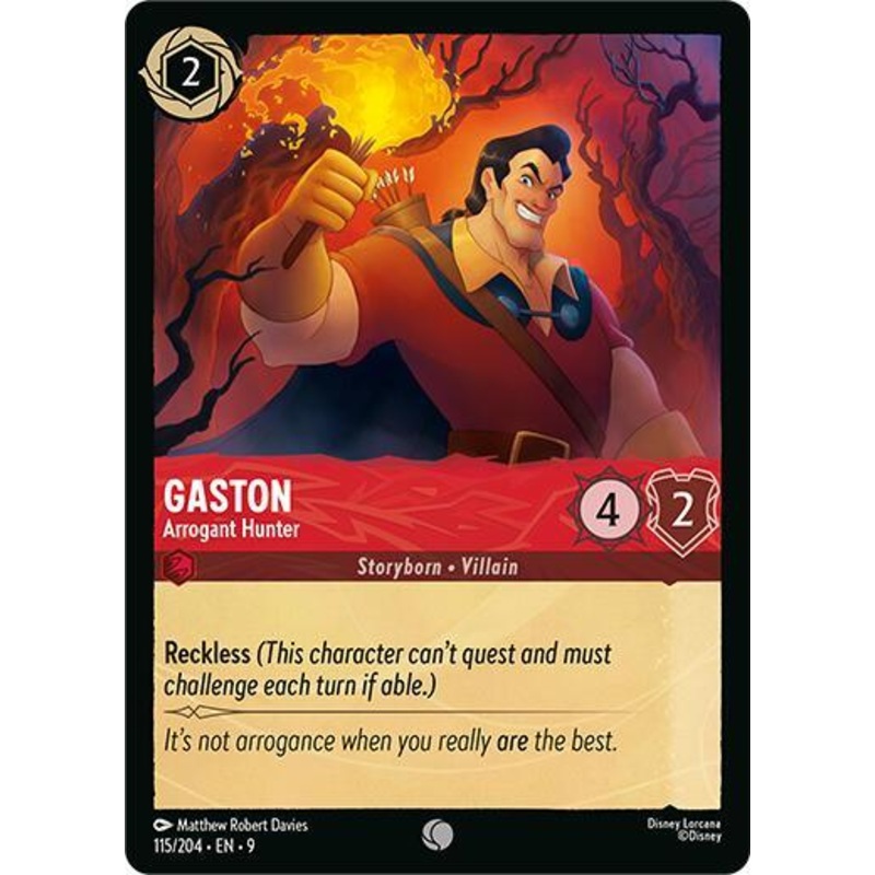 Gaston – Arrogant Hunter (115/204) [Fabled] (ONLINE ORDER ONLY)