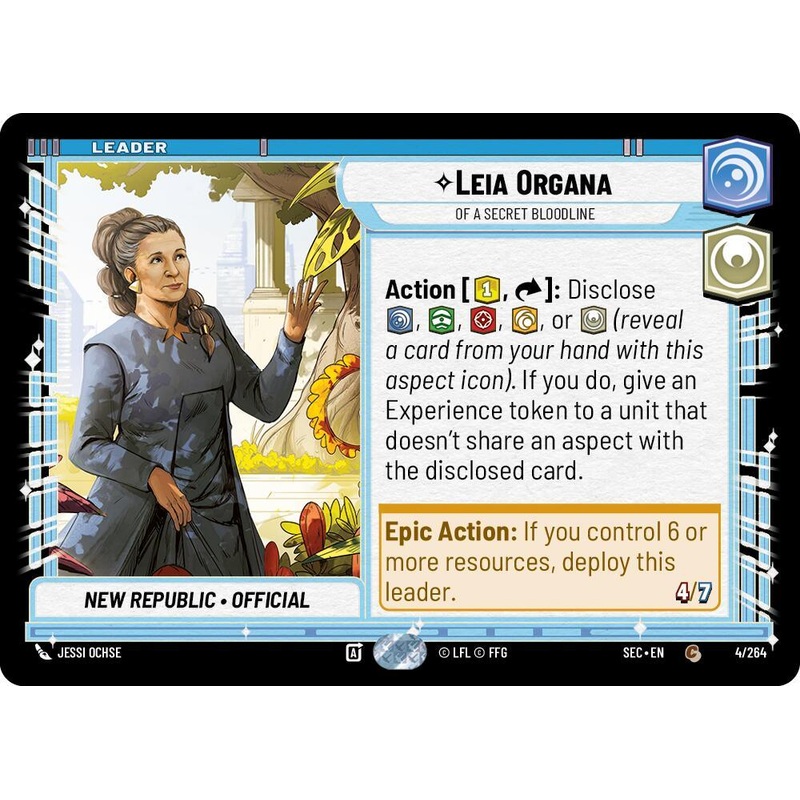 Leia Organa (4/264) – Of A Secret Bloodline (4/264) [Secrets of Power] (ONLINE ORDER ONLY)