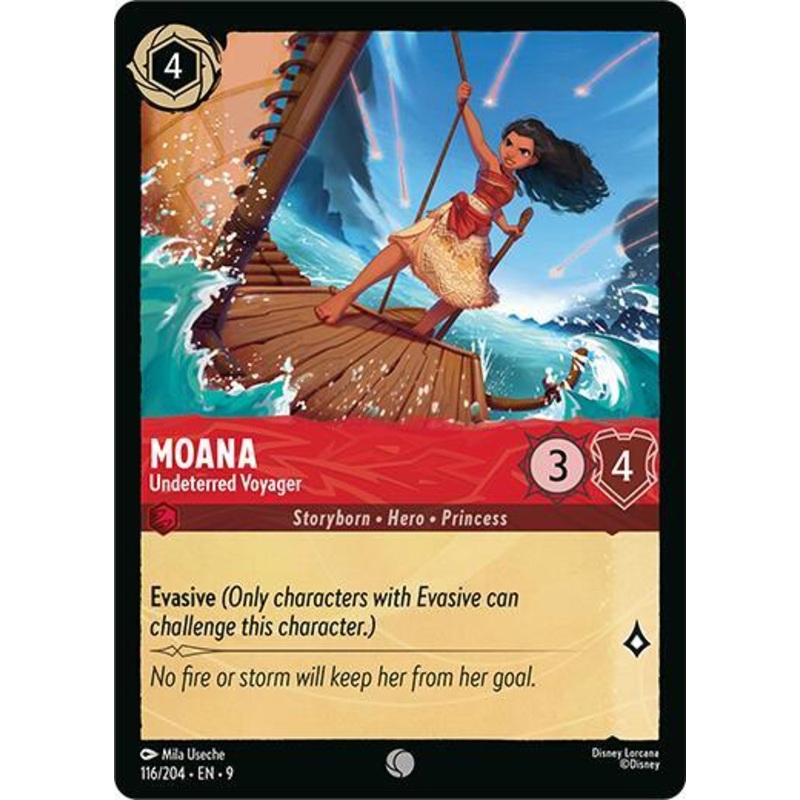 Moana – Undeterred Voyager (116/204) [Fabled] (ONLINE ORDER ONLY)