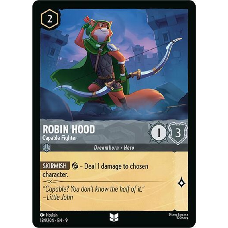 Robin Hood – Capable Fighter (184/204) [Fabled] (ONLINE ORDER ONLY)