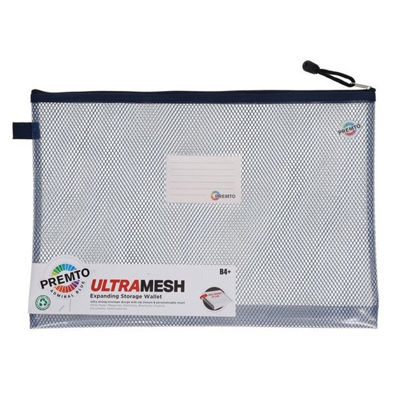 B4+ Ultramesh Expanding Storage Wallet  Admiral Blue