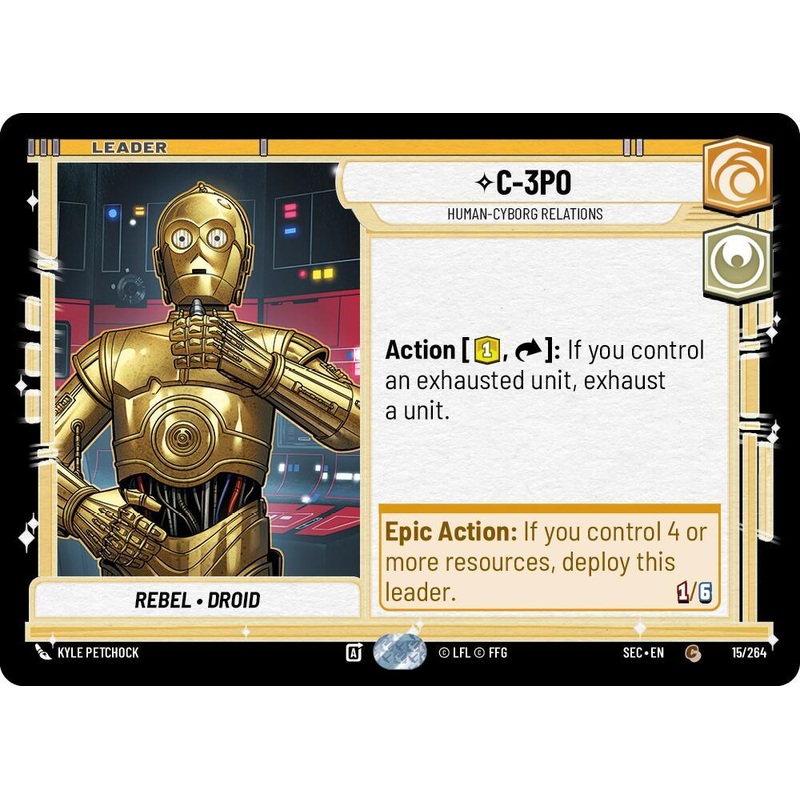 C-3PO (15/264) – Human-Cyborg Relations (15/264) [Secrets of Power] (ONLINE ORDER ONLY)