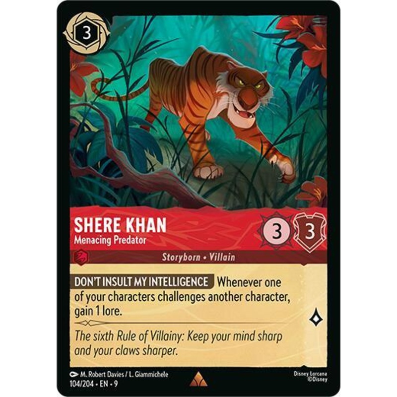 Shere Khan – Menacing Predator (104/204) [Fabled] (ONLINE ORDER ONLY)