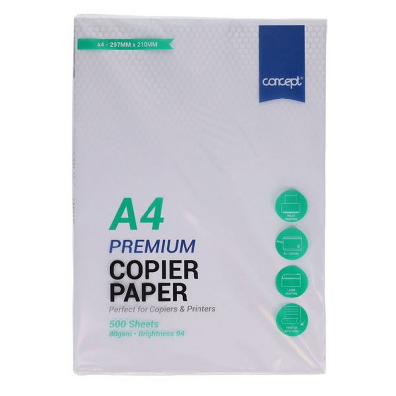 A4 80gsm Premium White Copier Paper (500 sheets)
