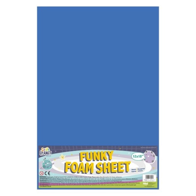 Funky Foam  1218 Blue- 12 Pack