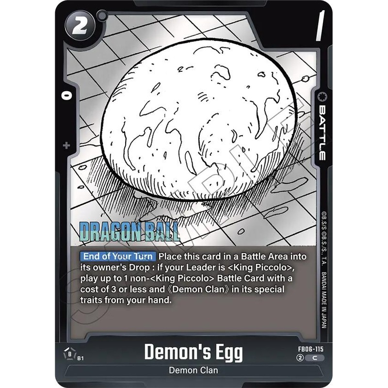 Demon’s Egg [Manga Booster 02] (ONLINE ORDER ONLY)