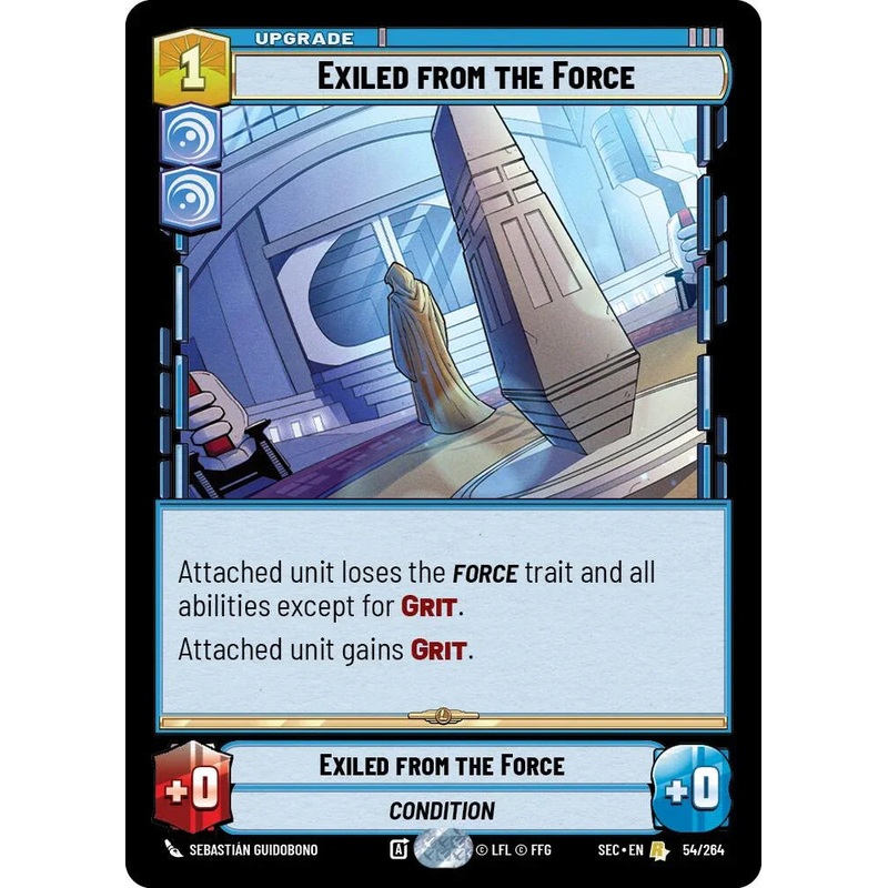 Exiled from the Force (54/264) (54/264) [Secrets of Power] (ONLINE ORDER ONLY)