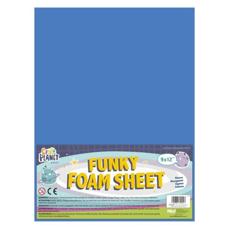 Funky Foam  912 Blue  12 Pack