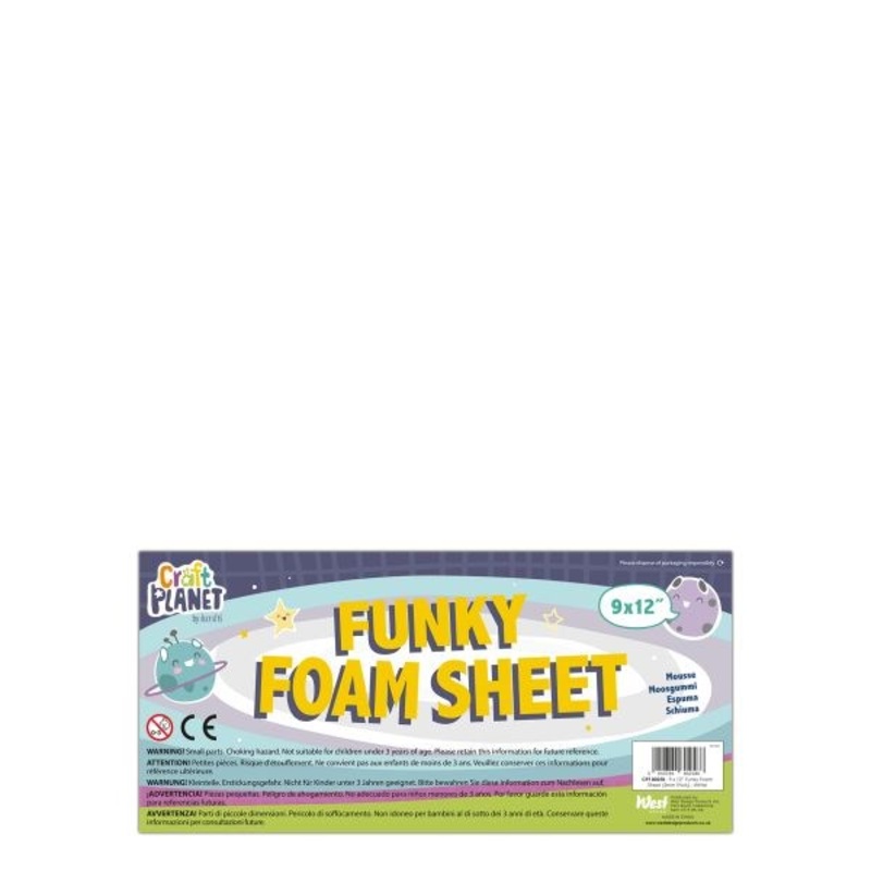 Funky Foam  912 White  12 Pack