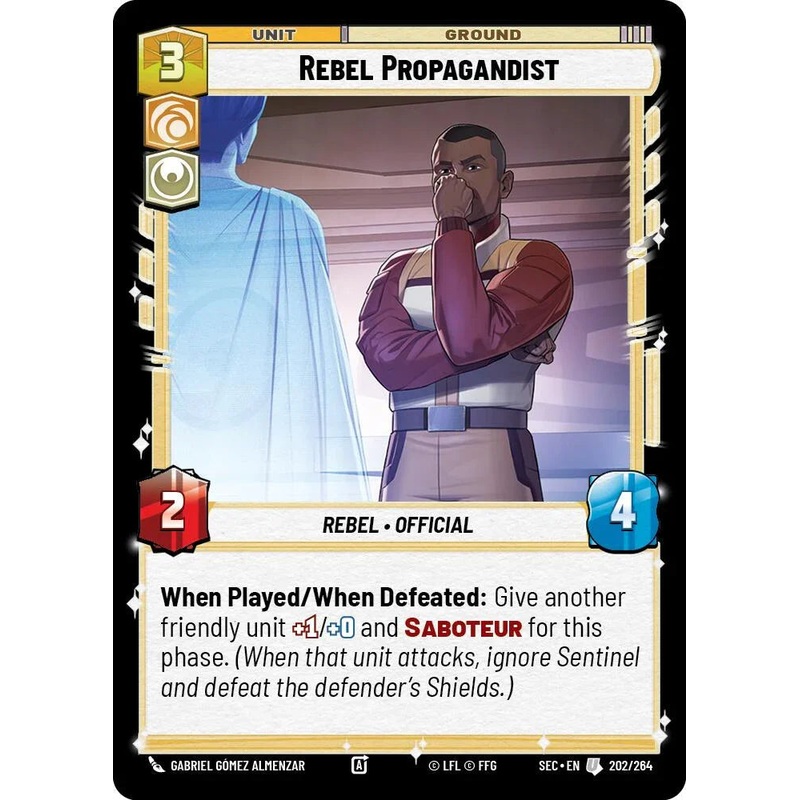Rebel Propagandist (202/264) (202/264) [Secrets of Power] (ONLINE ORDER ONLY)