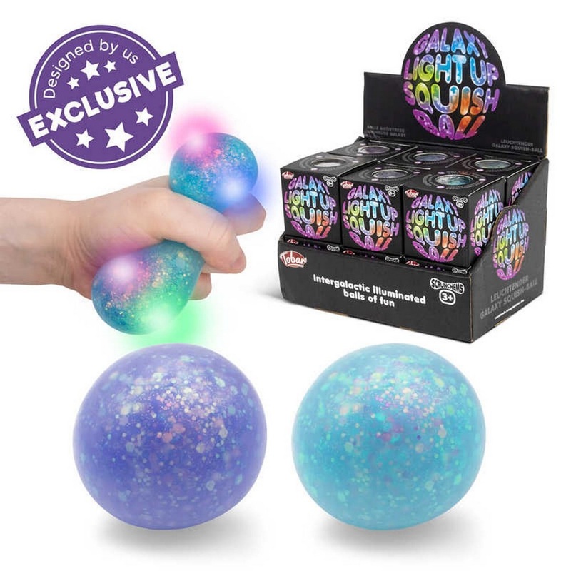 Scrunhems Galaxy Light Up Sensory Squishy Ball
