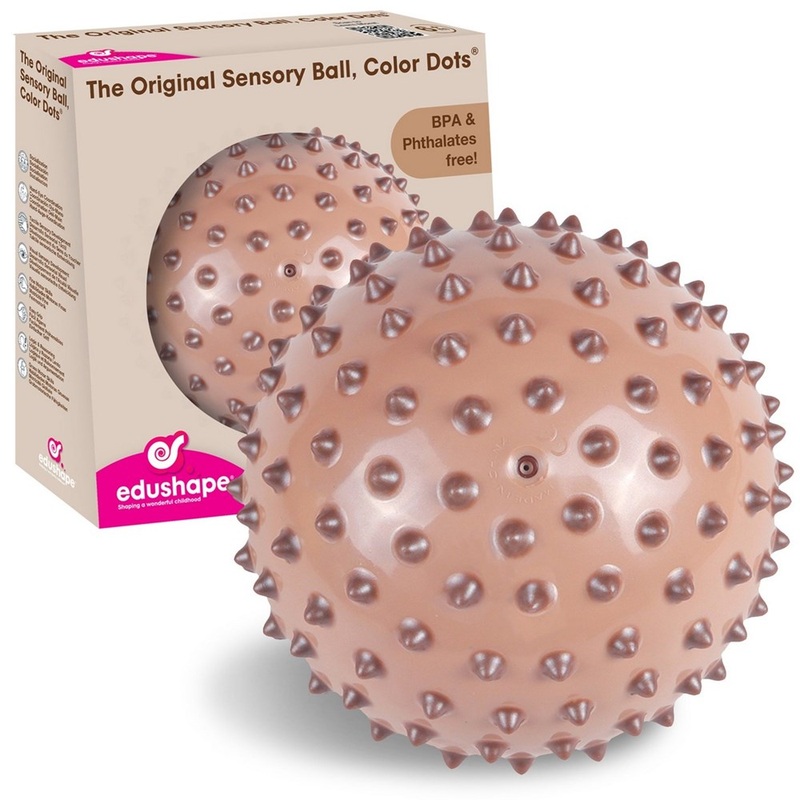 EduShape Tactile Sensory Ball  Coffee